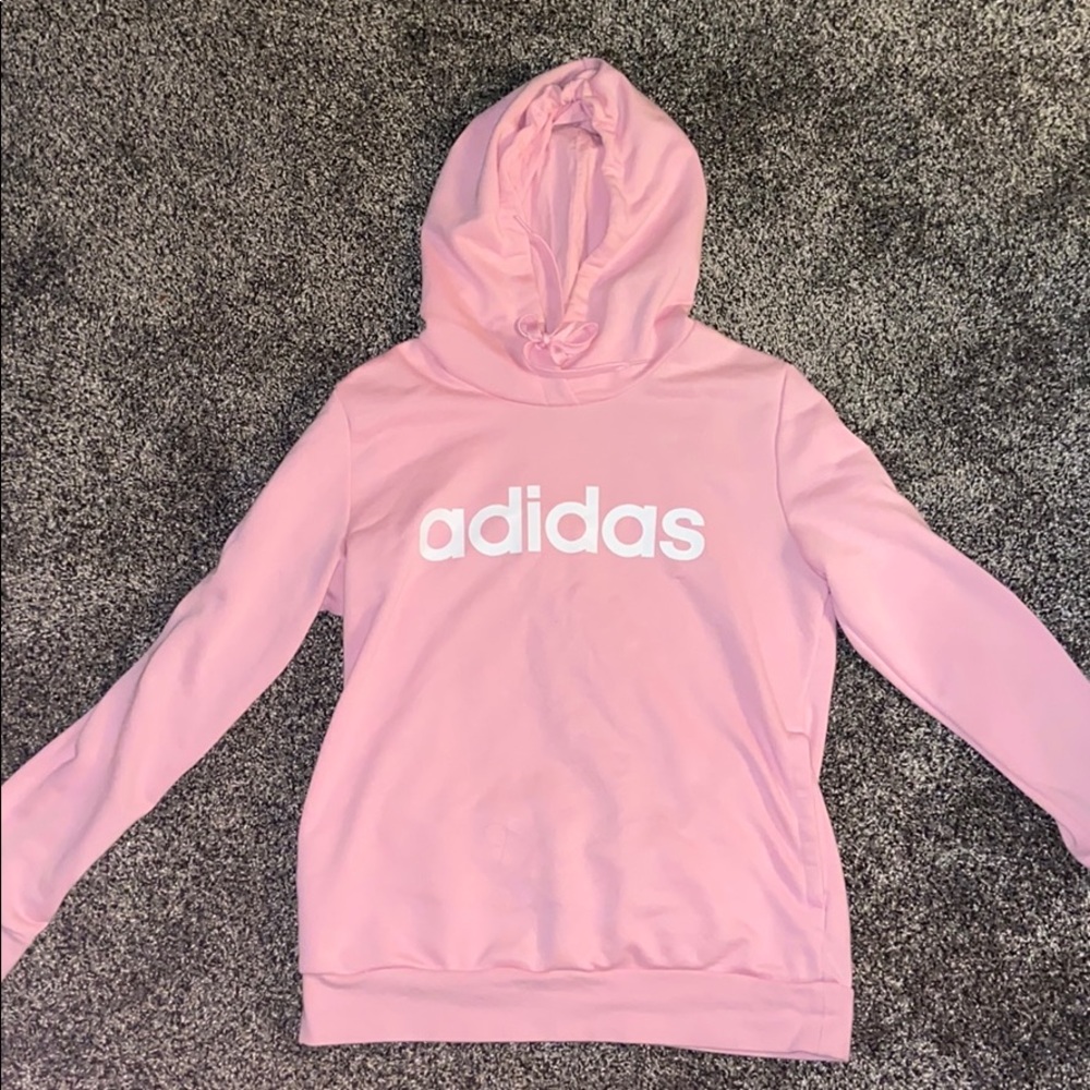 Pink Adidas sweatshirt